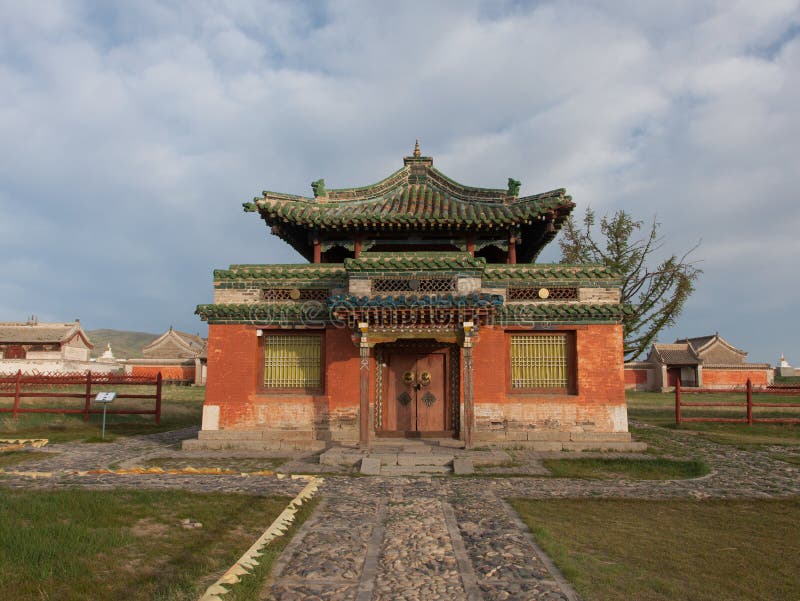 Buddhist monastery Erdene Zu royalty free stock photo