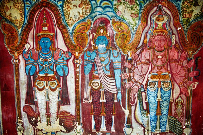 Buddhist monastery, Mulkirigala, Sri Lanka stock photography