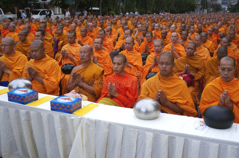 Buddhist Monks in Bangkok