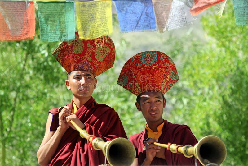 Gaden Shartse Tibetan Monks Editorial Photography Image of attire