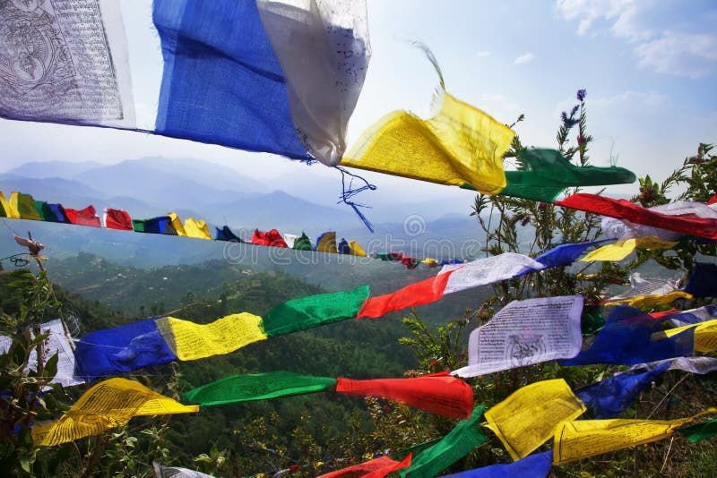 Buddhist prayer flags