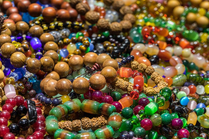 Buddhist Traditional Prayer Beads and Jewelry Stock Image - Image of ...