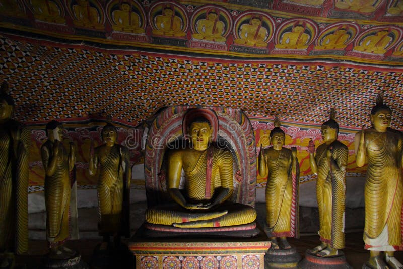 Buddhistischer Höhlentempel in Dambulla, Sri Lanka lizenzfreie stockfotos Buddhistischer Höhlentempel in Dambulla, Sri Lanka lizenzfreie stockfotos