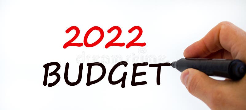 2022 Budget New Year Symbol. Businessman Writing `2022 Budget`, Isolated on White Background. Business, 2022 Budget New Year Stock Image - Image of business, concept: 227082141