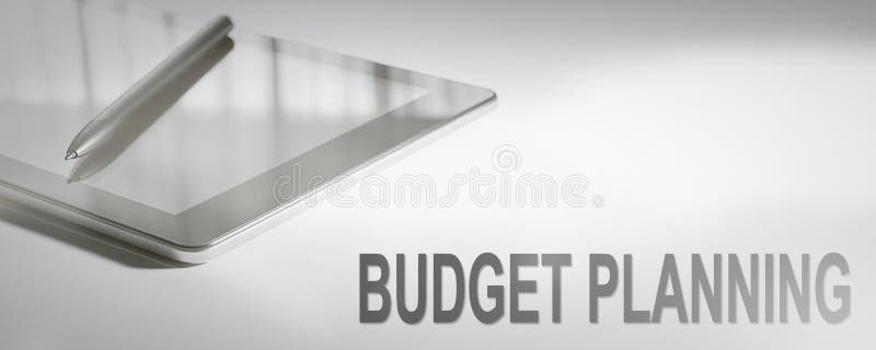 BUDGET PLANNING Business Concept Digital Technology. royalty free stock photography BUDGET PLANNING Business Concept Digital Technology. royalty free stock photography