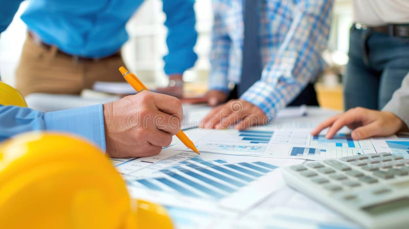 Budget Report Presentation royalty free illustration