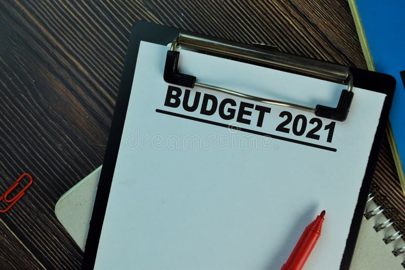 Budget 2021 write on a paperwork isolated on office desk. Business concept. Desk business concept stock images, royalty-free photos and pictures
