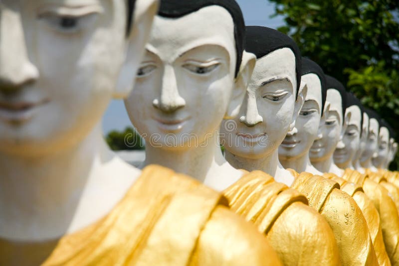 Budhhist historical site in Thailand.