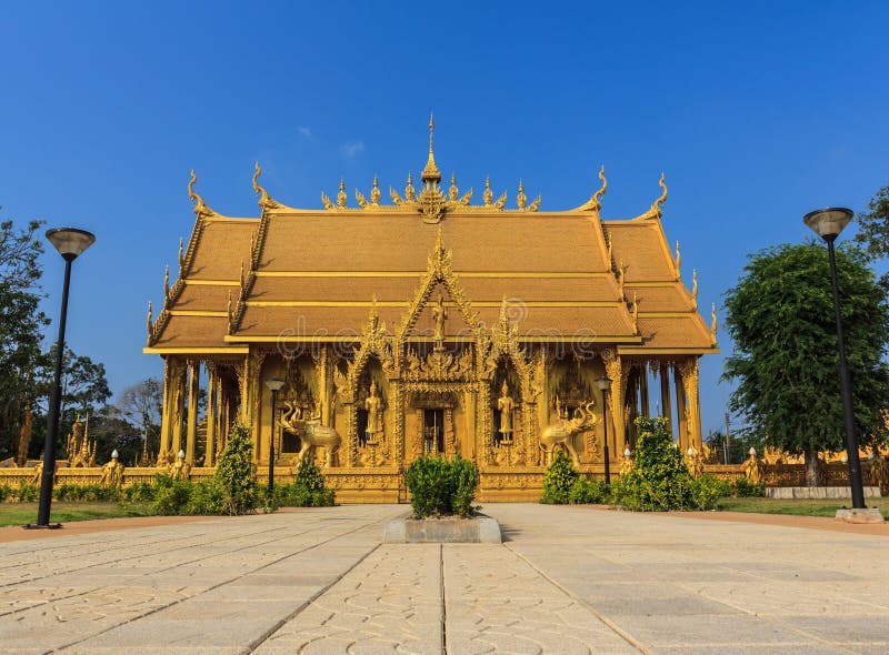 Budista de la señal de Wat Paknam Jolo fotos de archivo libres de regalías Budista de la señal de Wat Paknam Jolo fotos de archivo libres de regalías