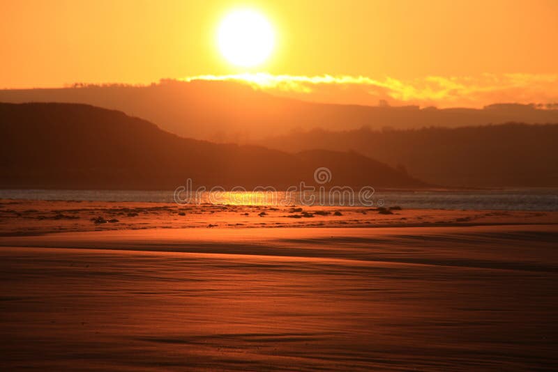 Budle Bay sunset