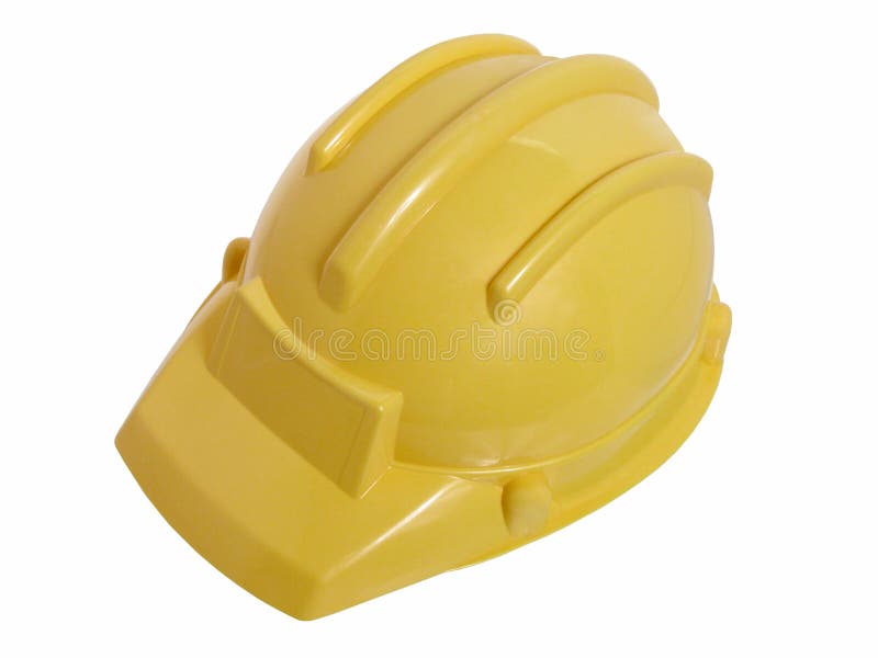 Download Budowa hełm imprezuj żółty obraz stock. Obraz złożonej z budowa - 29093