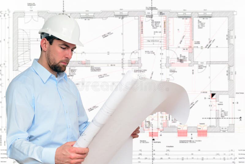 Budowy manager/inżyniera planowania domu budowa