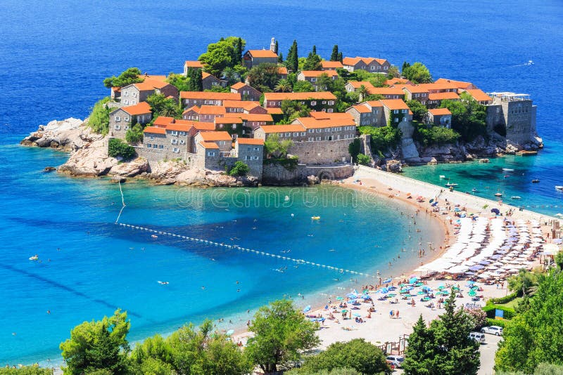 Budua, Montenegro fotografia stock libera da diritti