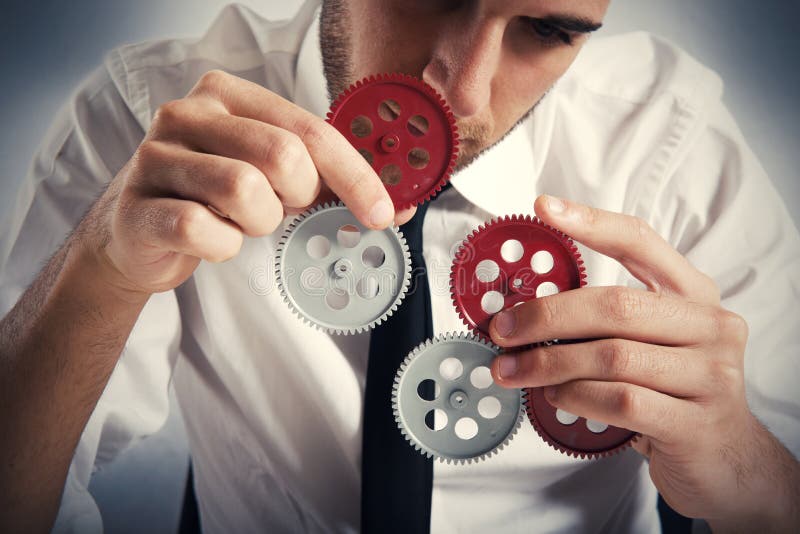 Buduje system biznesowego zdjęcia stock Buduje system biznesowego zdjęcia stock