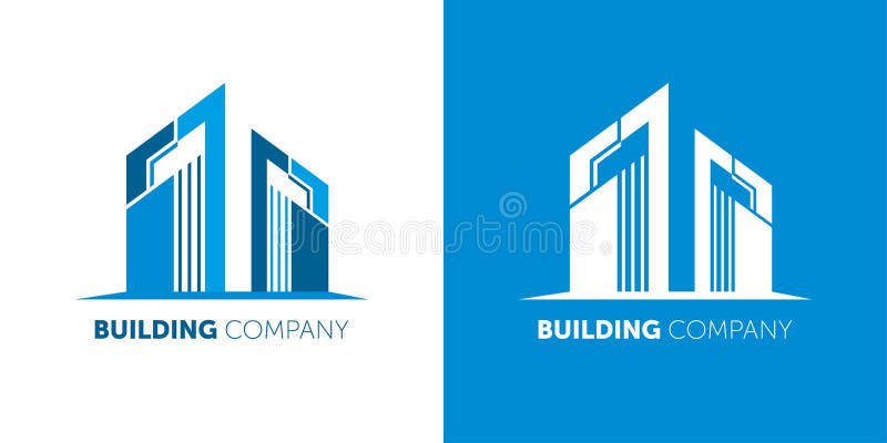 Budynek firmy logo Nowożytny logo dla nieruchomości firm i dom usług ilustracja wektor Budynek firmy logo Nowożytny logo dla nieruchomości firm i dom usług ilustracja wektor
