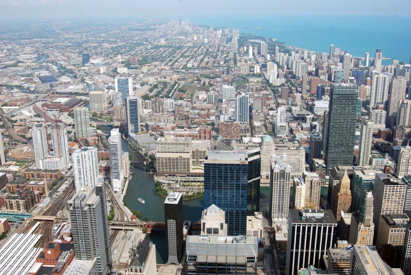 Budynków Chicago linia horyzontu