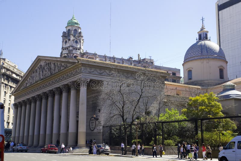 The Buenos Aires Metropolitan Cathedral royalty free stock photos