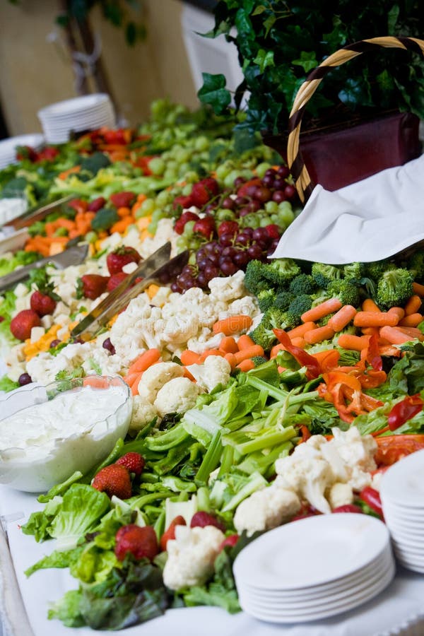 Bufet weselny zdjęcie royalty free