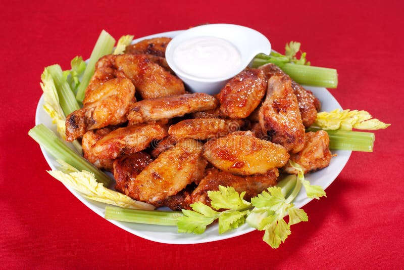 Buffalo chicken wings stock image. Image of marinated 18881143