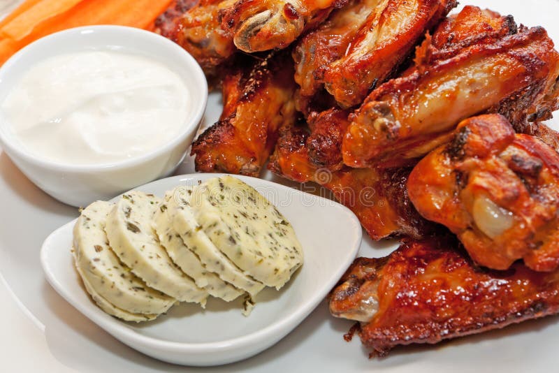 Buffalo wing platter