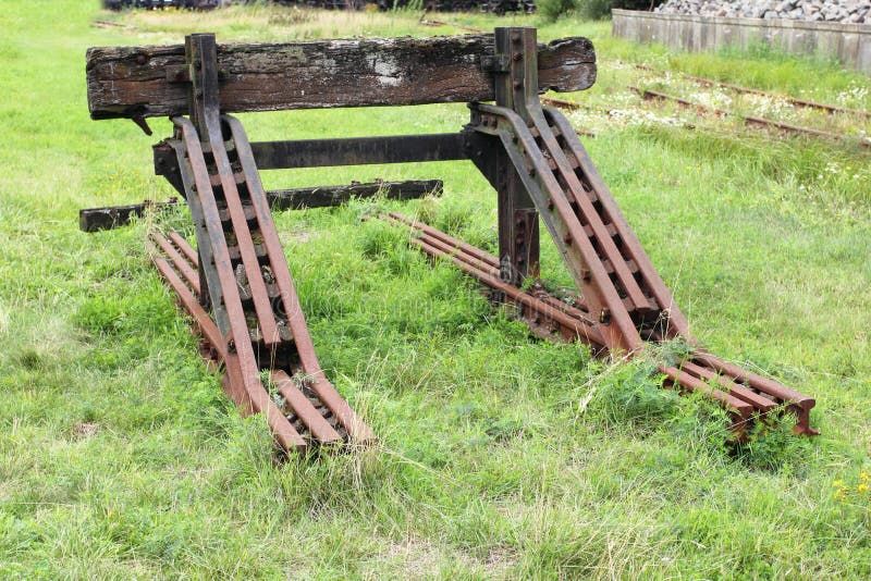 A buffer stop stock photography A buffer stop stock photography