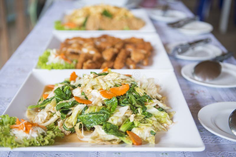 Buffet lunch at restaurant stock photo. Image of dessert 5301758