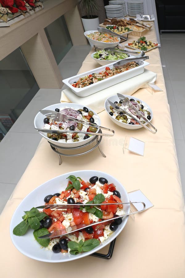 Buffet Food stock photo. Image of plates, fancy, platter - 136690308