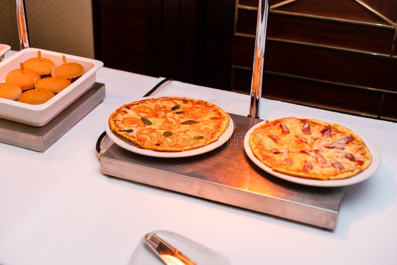 Buffet Table for a Banquet, Sandwich and Pizza Stock Image Image of tasty, decoration 241132685