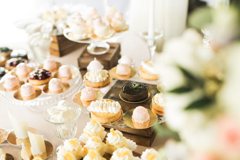 Buffet with a Variety of Delicious Sweets, Food Ideas, Celebration