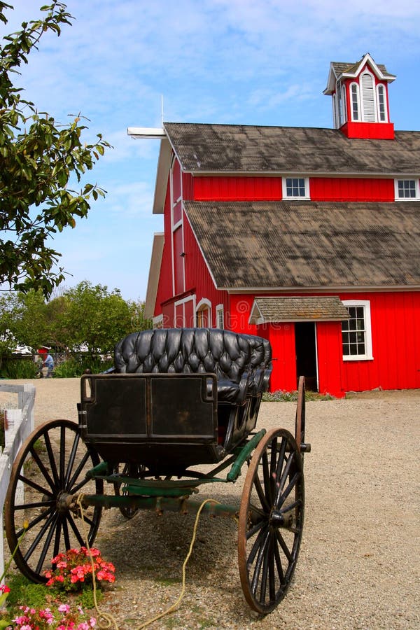 Buggy und Stall lizenzfreie stockbilder Buggy und Stall lizenzfreie stockbilder