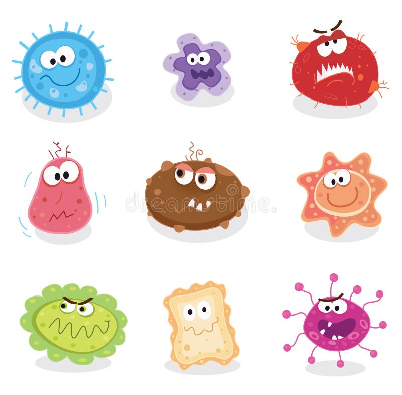 bugs bakterier mig stock illustrationer bugs bakterier mig stock illustrationer