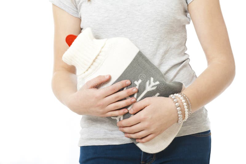 Buik pijn stock foto. Image of meisje, uitziend, geneeskunde 28412236