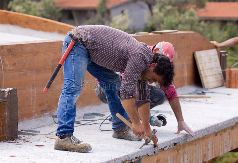 Builder royalty free stock photo