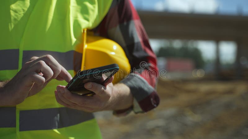 Builder with hard hat royalty free stock images