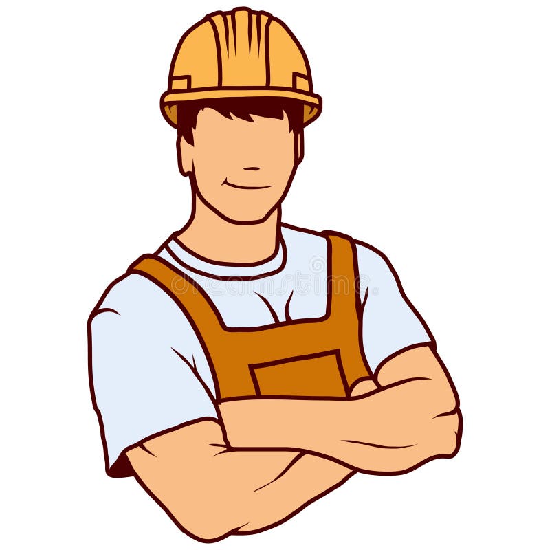 Man builder Royalty Free Vector Image - VectorStock