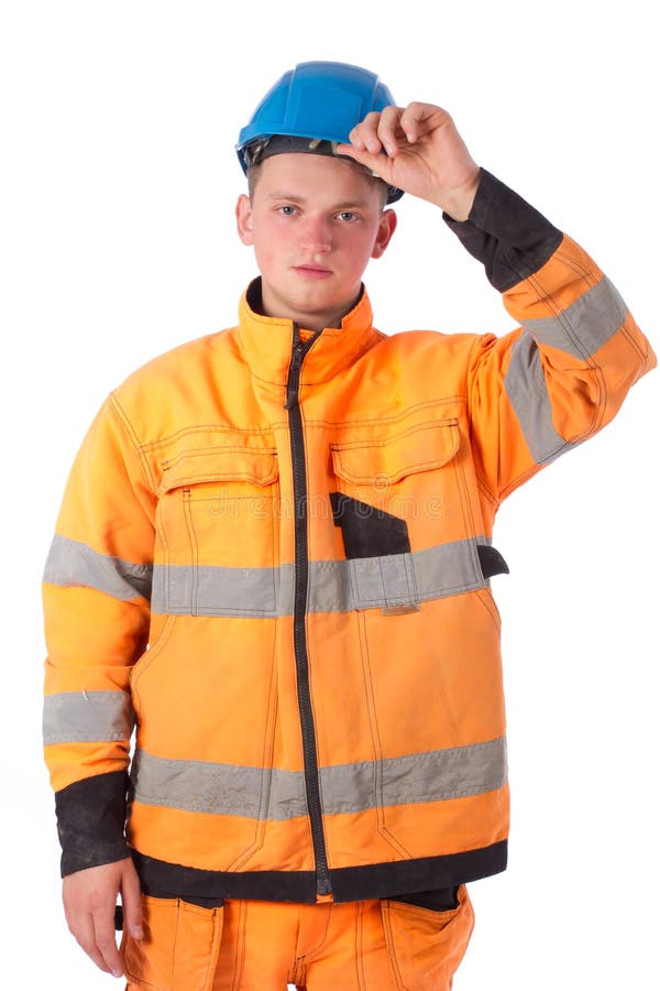 Builder in working clothes stock photo. Image of people - 25887306