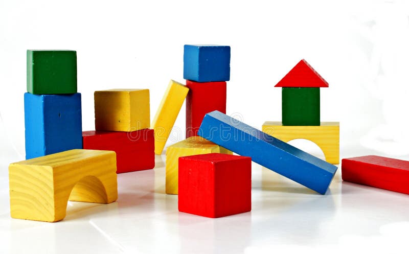 Building blocks stock photography