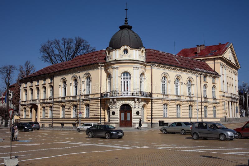 Building of Bulgarian Academy of Sciences in Sofia, Bulgaria Editorial
