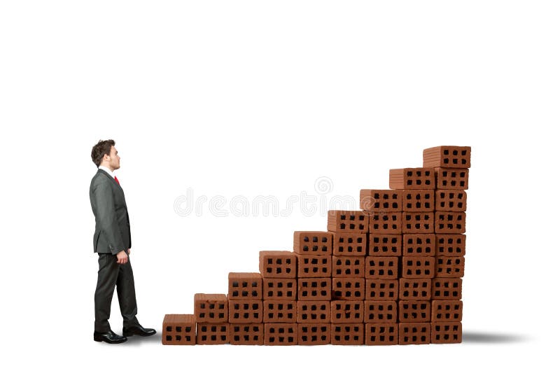 Building a company stock image. Image of erect, builder 27805915