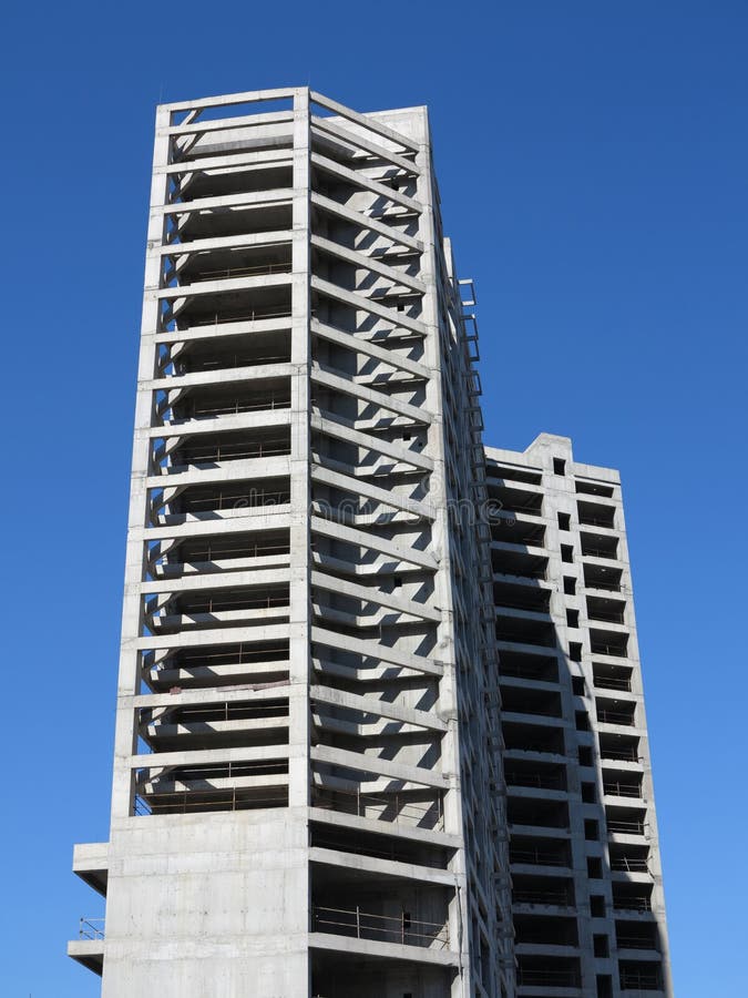 Building Concrete Structure Stock Image - Image of place, office: 27042105