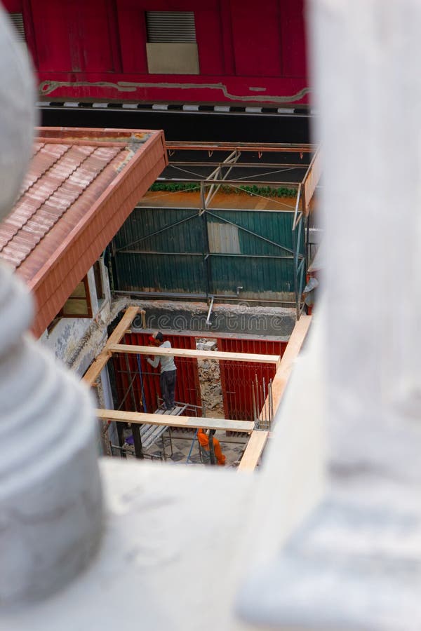 Building Construction Initial Steps Of Construction Editorial Stock