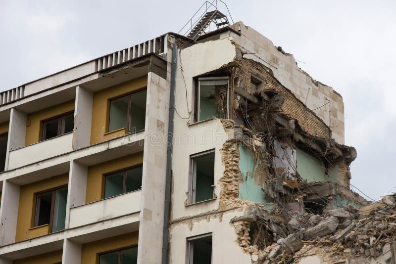 Building destruction