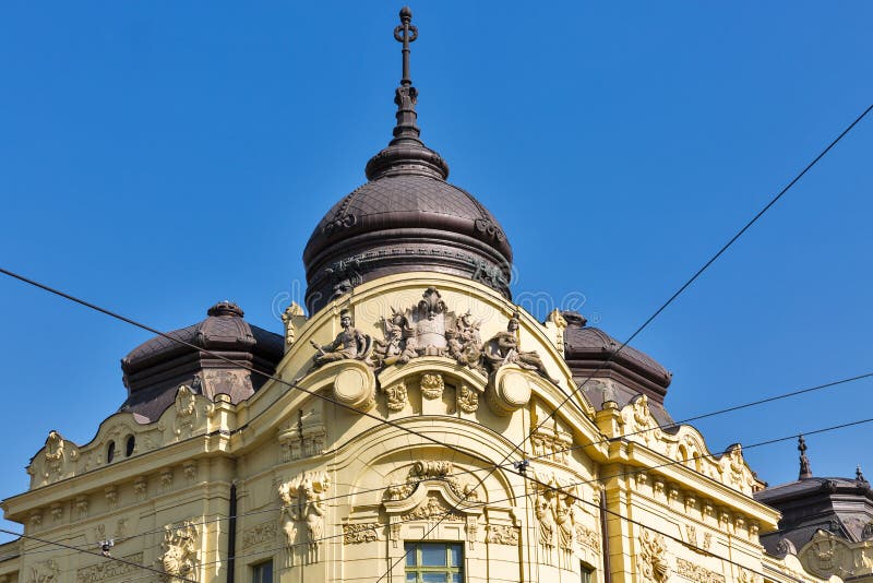 Building of East Slovak Museum in Kosice, Slovakia.