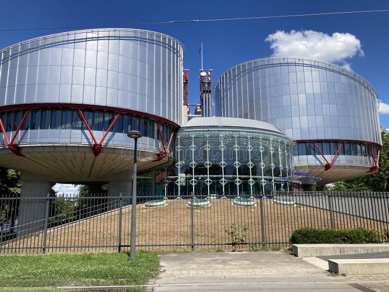 Building of the European Court of Human Rights. Strasbourg, France
