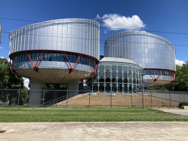 Building of the European Court of Human Rights. Strasbourg, France