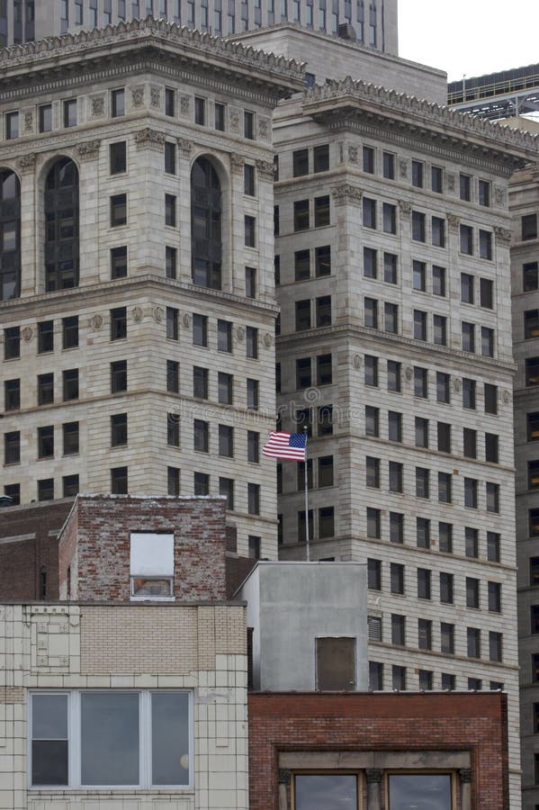 Building & Flag Picture. Image 686697