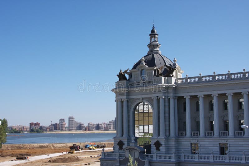 Building Fragment In Authentic Style. Ancient Architecture Of Indonesia