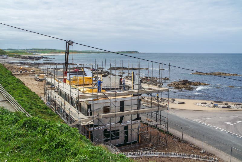 Building a House with Foam Panels Editorial Stock Photo Image of