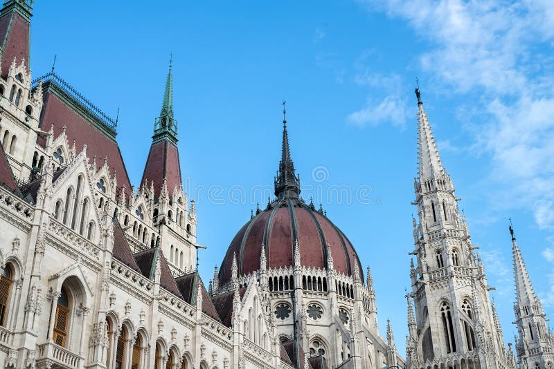 The building of the Hungarian Parliament in