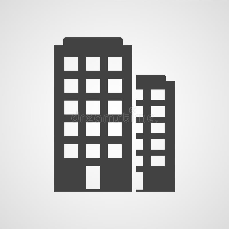 Building icon royalty free illustration